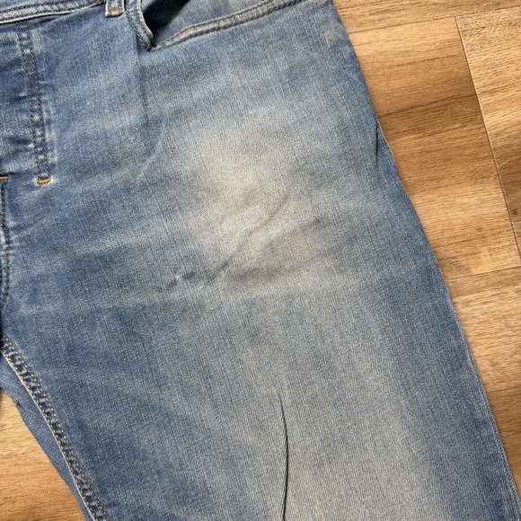 Diesel Zathan Jeans Men 34x32 Blue Regular Bootcut Stretch Light Contrast R831D - Picture 7 of 16